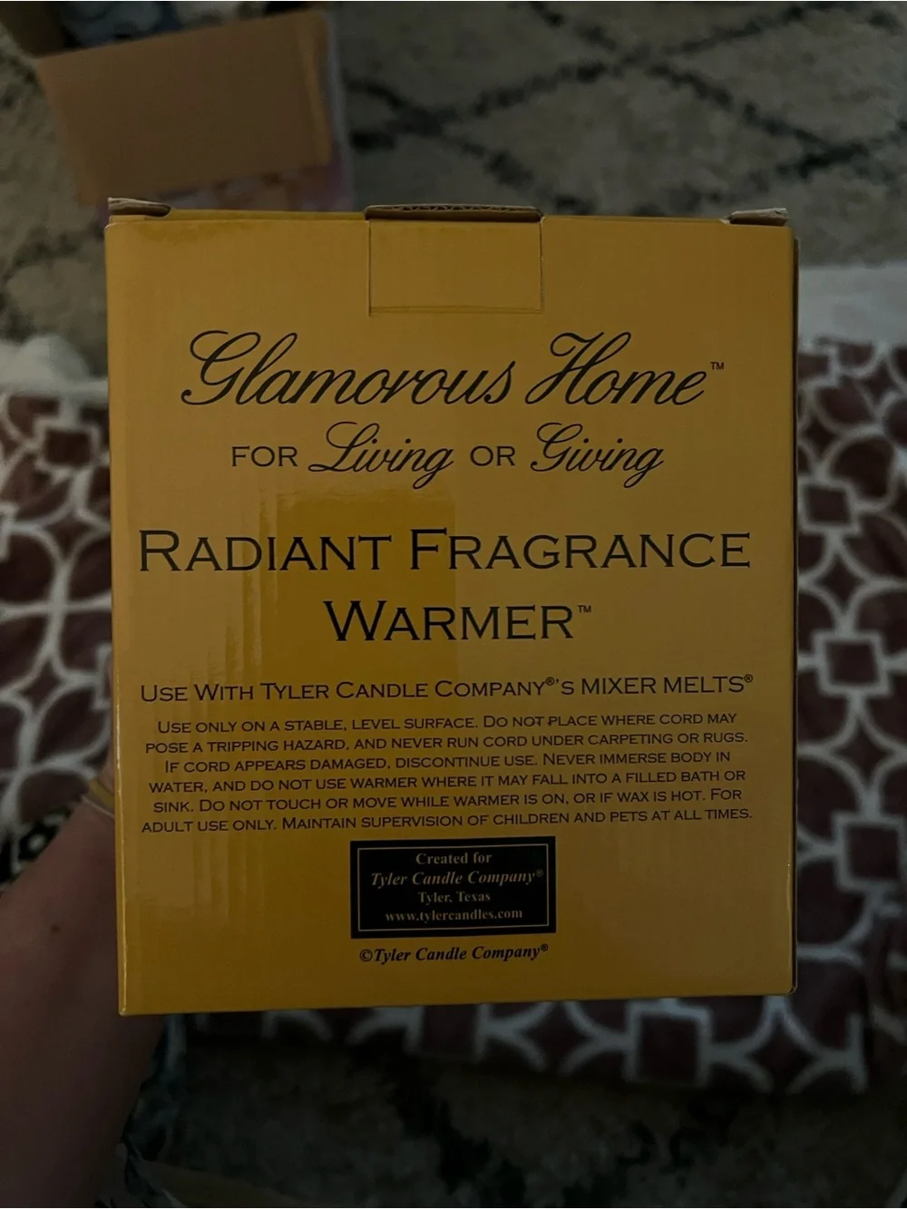 Tyler Candle Co. Wax Warmer “Glory”